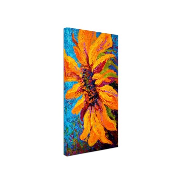 Marion Rose 'Sunflower Solo II' Canvas Art,24x47